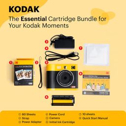 KODAK Mini Shot 4 ERA 4PASS 2-in-1 Instant Camera and Photo Printer (4x4) (Black, Camera + 70 Sheets) image 3