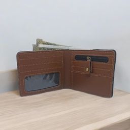laser guru Men Custom Wallet with Name and Image- Gift for Gents. Wallet with Premium Leather PU Material Personalized with Your Picture and Text. image 3