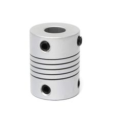 Invento 1pcs 8 x 10mm Aluminium Flexible Coupling for Nema 23 Z Axis 3D Printer CNC Robotics DIY image 1