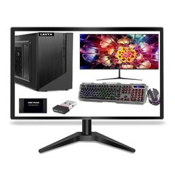 lavya DEKSTOP PC Setup CORE i3 3rd GEN | 128 GB SSD | 500 GB HDD | 8 GB RAM(DDR3) | 21 in Monitor | Keyboard + Mouse | WiFi with DONGAL Window 10+MS OSFFICE (i3/8 RAM/256 SSD) image 4