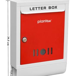 Plantex in GI Steel Letter Box for Home/Magazine Holder/News Paper Holder/Mail Box/Post Box/Complaint Box & Suggestion Box for Office with Secure Lock and Keys - (Red & Ivory), Wall Mount image 5