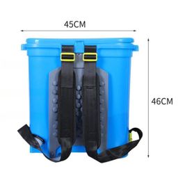 Manual Fertilizer Spreader Fertilization Tool 25L for Corn Fruit Trees Double Port image 2