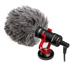 amazon basics Cardioid Shotgun Microphone | Real Time Monitoring Compatible with iPhone/Android Smartphones, DSLR Cameras Camcorders for Live Streaming & Audio Recording image 1