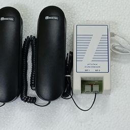 mascom Hot Line 1+1 Intercom with 2 Beetel B-25 Handy Phone (Black & White) image 1