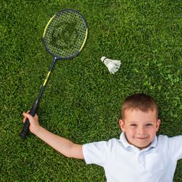 Thor Badminton Racket Set of 2 by STARTER - Ideal for Regular Practice Session, Badminton Set, Multi-Colour image 5