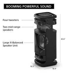SONY New Launch ULT Tower 10 Party Speaker with ULT Button(2 Modes) for Massive Bass and Powerful Sound, 360 Sound & Party Lights, Wireless Mic for Karaoke, Bluetooth, Touch Panel, TV Sound Booster image 5