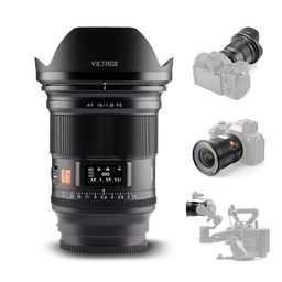 Viltrox 16mm F1.8 Pro Level Wide Angle Autofocus Lens with LCD Screen, Compatible with Full-Frame Sony E-Mount Mirrorless Cameras Alpha a7 a7II a7III a7R a7RII a7RIII a7RIV a7S a7SII a9 a7C image 1