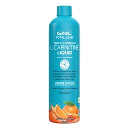 GNC Liquid L-Carnitine 3000mg | 450 ml | 30 Servings | Converts Fat to Muscle | for Healthy Weight Loss | Fast Acting with 3X Strength | Speedy Muscle Recovery | Added B Vitamins | Orange image 1