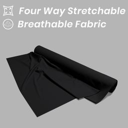 b bigreams - your comfort is our mission BIGREAMS Unstitched 4-Way Stretchable Cotton Poly Lycra Trouser Fabric for Men | Wrinkle-Free, Lightweight, 0% Color Fade | 1.25 Meter Pants Piece | 58" Wide image 3