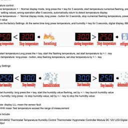 CentIoT - XH-M452 DC 12V 10A Digital LED Dual Output Temperature and Humidity Controller Module with SHT20 Sensor image 4