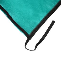 Vego Sports Green Shade Net/Agro/Balcony/Garden Net - UV Stabilized, Nylon Tape Borders & Ropes on All Sides with Hooks for Installation - 75% Shade image 3