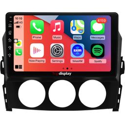 topdisplay for Mazda MX-5 Miata Radio Upgrade 2006-2015,Android 13 Stereo Replacement,Steering Wheel Control,9inch 1280 * 720 IPS Touch Screen,Support Carplay and Android Auto,Free Camera image 1