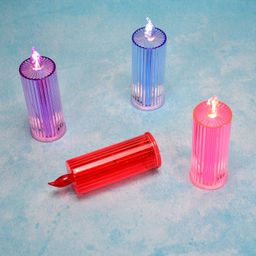 OMNIDOTS Candle Lights (Multicolor): Big Simple Candles for Stylish Home Decoration and Relaxing Atmosphere image 3
