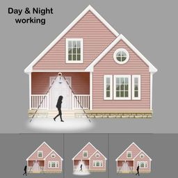 renmax LED Bulb Holder Motion Sensor Automatic B22 Base Night/Day Light Working 200W Load Capacity (Pack of 1) image 4
