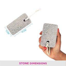 Vega Rectangle Shaped Pumice Stone , White image 2