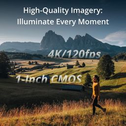 DJI Osmo Pocket 3 Creator Combo, Vlogging Camera with 1'' CMOS & 4K/120fps Video, 3-Axis Stabilization, Face/Object Tracking, Fast Focusing, Mic Included for Clear Sound, Small Camera for Photography image 2