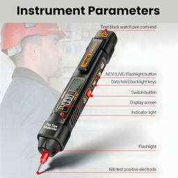 DeWire 2-in-1 Pen Multimeter with Color Display - Smart Digital Multimeter & NCV Tester in One, Auto-Mode AC/DC Voltage, Resistance, Capacitance, Diode Test, Frequency And Breakpoint Detection image 3