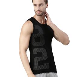 dixcy scott maximus Dixcy Scott Men's Regular Fit Vest Black/Red XL (Pack of 2) image 4