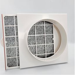 Astberg ABS Pre Filter/Pipe Filter/Carbon Pipe Filter/Fresh air Filter/Inline Duct Ventilation System accessory (100mm/4") image 2