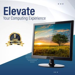 GEONIX PC Monitor (38.35 cm / 15.1 Inch), VGA & HDMI, LED Display, 1024X768 Resolution, 220cd/m2 (Max.) Brightness,12W (Max.) Power Consumtion image 4