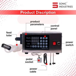 Sonic Industries 280 Digital Liquid Filling Machine | 10ml-3500ml | Single Head, Automatic & Precise Filling image 3