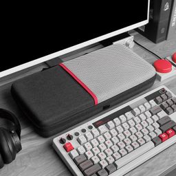 Geekria Mechanical Gaming Tenkeyless TKL Keyboard Case, Hard Shell Travel Bag, Compatible with 8Bitdo Retro Mechanical Keyboard Dual Super Programmable Keys (Dark Gray) image 5