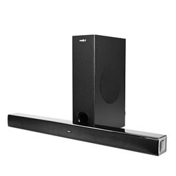 FRONTECH Galaxia Multimedia Bluetooth Soundbar Speaker with Subwoofer | USB & TF Compatible | HDMI & AUX Input | Wall Mounting | 1 Year Warranty (Black) image 2