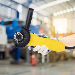 DEWALT DW802-IN, 850W, 4'' (100mm) Heavy Duty Angle Grinder Engineered For Heavy Duty Applications with Spindle Lock and Slide switch, 2 Year Warranty (SIDE HANDLE INCLUDED) image 4