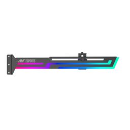 Ant Esports GCB90 Addressable RGB Graphics Card GPU Brace Support Video Card Sag Holder/Holster Bracket, Built-in ARGB Strip, Adjustable Length and Height Support (Black) image 2