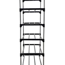 LOTSPEK Book Shelf, Book Shelf for Home Library, Multipurpose Portable Book Shelf, Unbreakable Material, 6 Layer - Black image 3