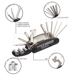 amazon basics AmazonBasics Multipurpose Cycle Tool Kit image 4