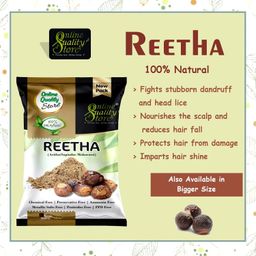 Online Quality Store Combo Pack of Jatamansi Roots, Bhringraj, Hibiscus,Reetha, Amla, Shikakai -100g Each image 5