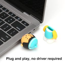 guog Mini USB Flash Drive, Portable USB Storage Memory Stick Cartoon Style USB Memory Stick Compatible with Multiple Operating Systems, for Computers Storage and Backup(16GB) image 2