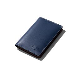 dailyobjects Hunter Space Blue Log Bi-Fold Wallet | Compact and travel friendly structure | Durable, contemporary, and sophisticated | Premium Pebbled Leather | Manufactured in India | For Men image 4