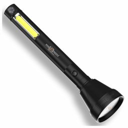 Pick Ur Needs Rechargeable 75W + Tube Long Range Home Emergency Torch Light with 3 Mode + Side COB Adjustable Focus Zoom-in/Zoom Out image 1