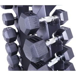 Kobo Imported A-Frame Dumbbell Rack Stand Only, 10 Tier Weight Rack for Dumbbells (350 Kg Weight Capacity) image 3