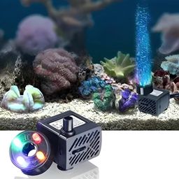 generic LED Mist Maker Fogger with 4-Colour Lights, Electric Water Fountain Pump, EU Plug image 5