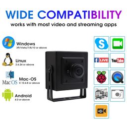 ALPCAM USB Camera 2MP 1080P Fisheye Webcam 100fps/60fps for Windows Linux Raspberry Pi image 5