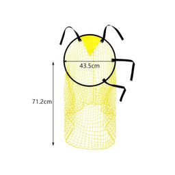 atorse Football Training Net Folding Polypropylene Beginners Soccer Goal Target Net 1 Pieces image 3