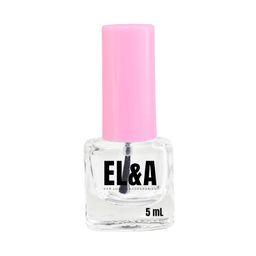 ear lobe & accessories Ear Lobe & Accessories] A Empty Nail Polish Bottles - 5 ml | Brush Cap for Easy Application | Clear Glass Bottles, Reusable, 6.5 X 3 cm - (5 Pcs) image 2