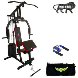 Zorex Home Gym Machine for Workout, Multiple Function Exercises with Removable Preacher curl Attachment (HGZ-1004 with Bag ,Rope) image 1