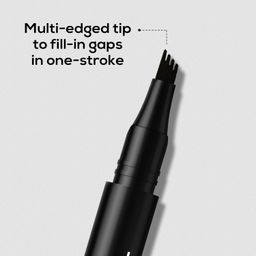 RENEE Browfill Eyebrow Pen - Black | Waterproof & Smudge-Proof | One Swipe Application | Micro Precision | Natural & Long-Lasting Finish | For Denser & Fuller Eyebrows | Easy to Use | Cruelty-Free image 2
