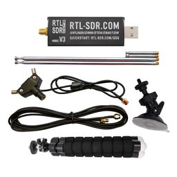 RTL-SDR Blog V3 R860 RTL2832U 1PPM TCXO HF Bias Tee SMA Software Defined Radio with Dipole Antenna Kit image 1