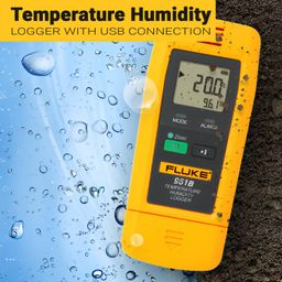 Fluke 961B Temperature Data Logger with external sensor FDA complaint USB Connection 32000 Points Record Capacity -85.0°C to 150.0°C IP54 Refrigerator Thermometer Vaccine (Pack of 1) image 5