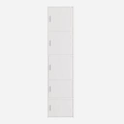 HomeTown Albert Cabinet (White, 5 Tier) image 3
