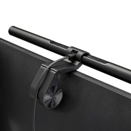 BenQ ScreenBar E-Reading LED Computer Monitor Light Lamp with Auto-Dimming and Hue Adjustment Features, USB Powered Office Lamp, Complements with Backlight/RGB Setups, Aluminium, Pack of 1 image 3