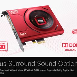 Creative Sound Blaster Z SE Internal PCI-e Gaming Sound Card and DAC, 24-bit / 192 kHz, 116 dB SNR, ASIO, 600? Headphones Amp, Mic EQ, Discrete 5.1 / Virtual 7.1, Supports Dolby Digital Live, DTS image 4