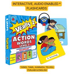 Brainy Bug Resources Educational Flash Cards and Child Resources for Teaching Language_Skills(Action Words, Level 2) image 2