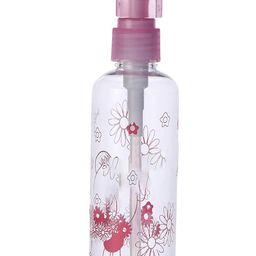 KABEER ART Plastic 100 ml Empty Printed Lotion, Cream, Soap Dispenser, Bottle With Pump Action And Safety Lock Set Of 3 Pc image 2