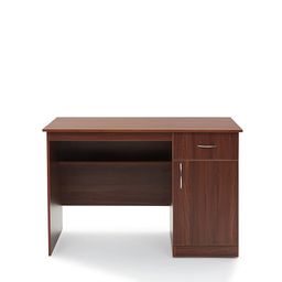 Green Soul Venue|Study & Office Table Computer Desk|Sturdy Built Quality|Engineered Wood| 3 Year Warranty|Writing Desk for Professionals | 1 Drawer, 1 Cabinet | Installation Provided (Rolex Brown) image 4